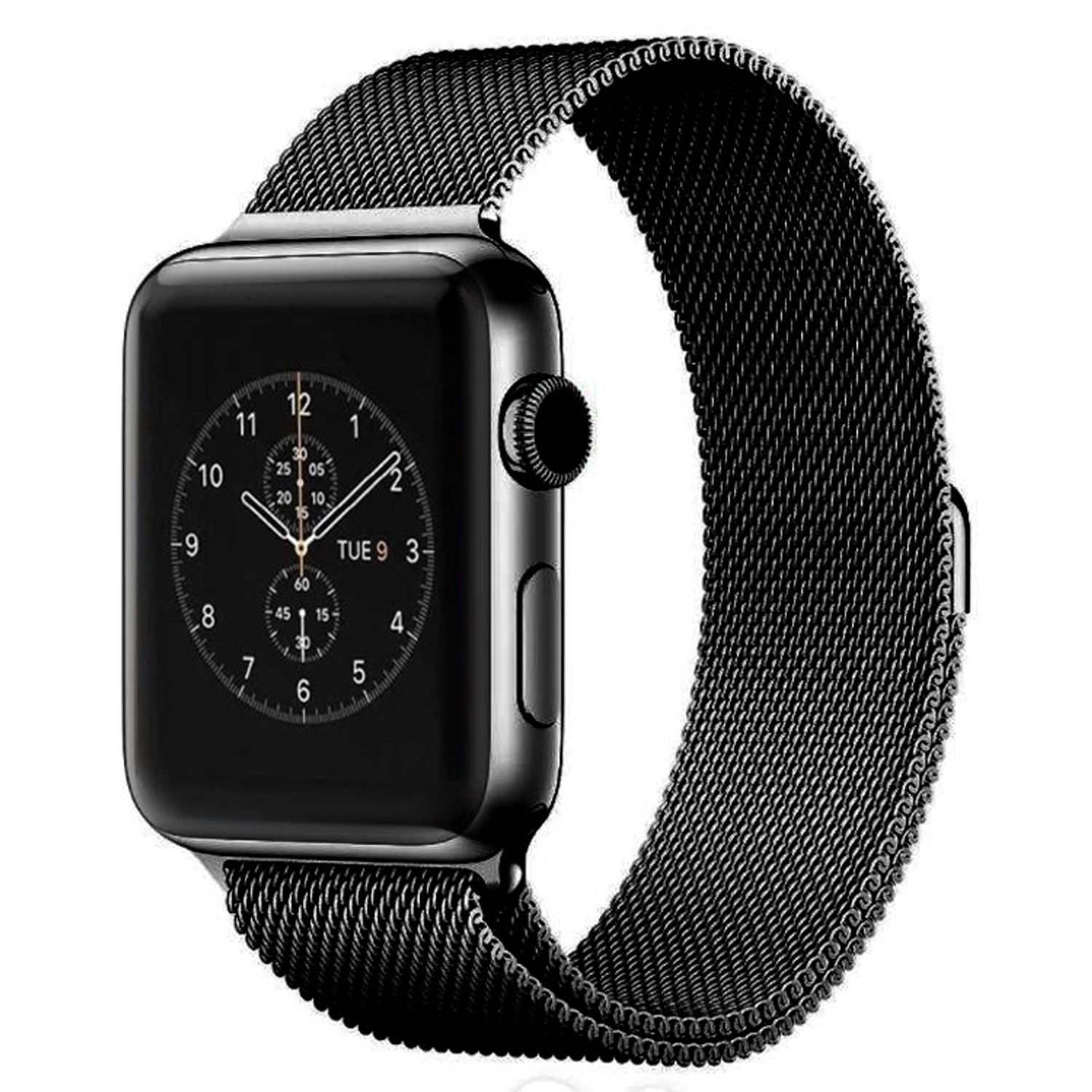 mm, mm, Apple, mm, 40 Modelle Watch Schwarz Ersatzarmband, DESIGN KÖNIG 41 38 Uhrenarmband Edelstahl,