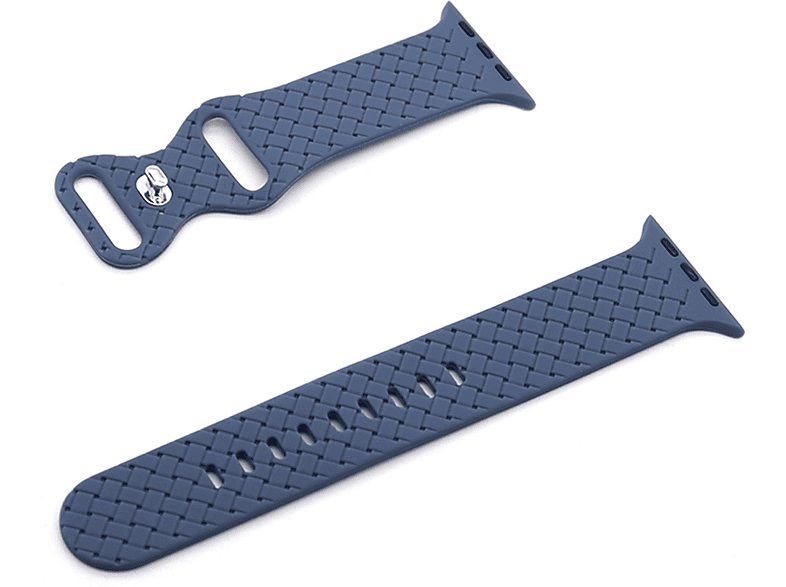 40 Meeresblau mm, Ersatzarmband, Apple, mm, KÖNIG 38 mm, 41 Modelle Uhrenarmband DESIGN Watch Silikon,