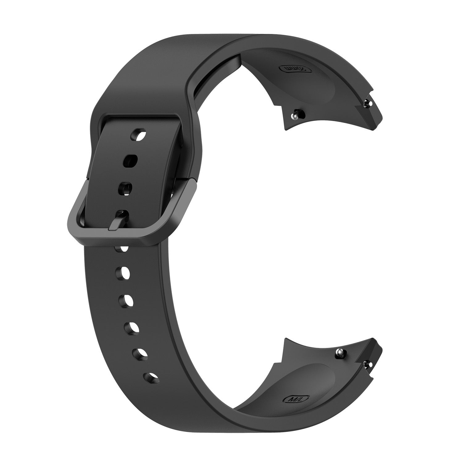 5 Pro, Watch Schwarz Ersatzarmband, KÖNIG Silikon, DESIGN Galaxy Samsung, Uhrenarmband