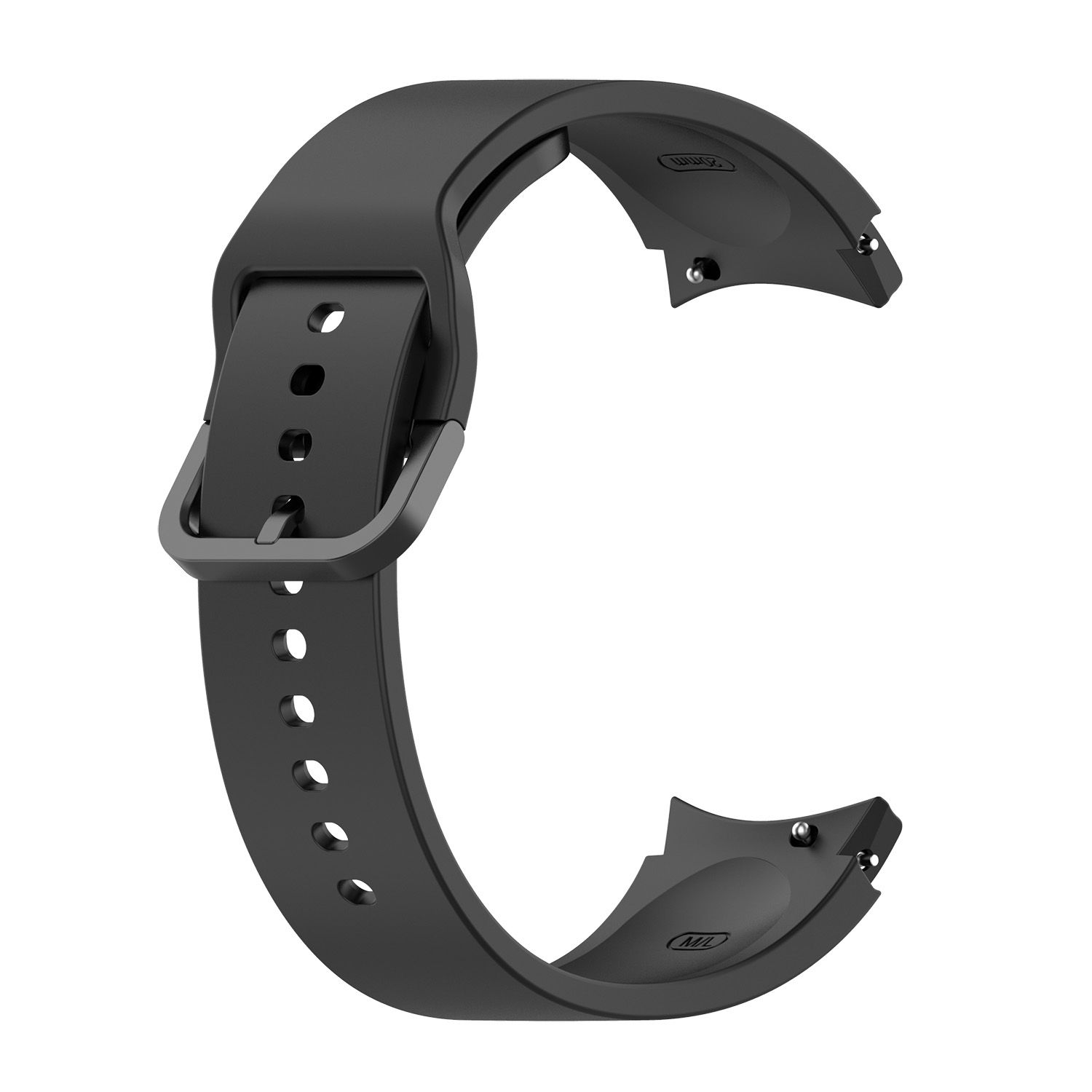 KÖNIG DESIGN Uhrenarmband Silikon, Ersatzarmband, 5 Watch Galaxy Pro, Samsung, Schwarz