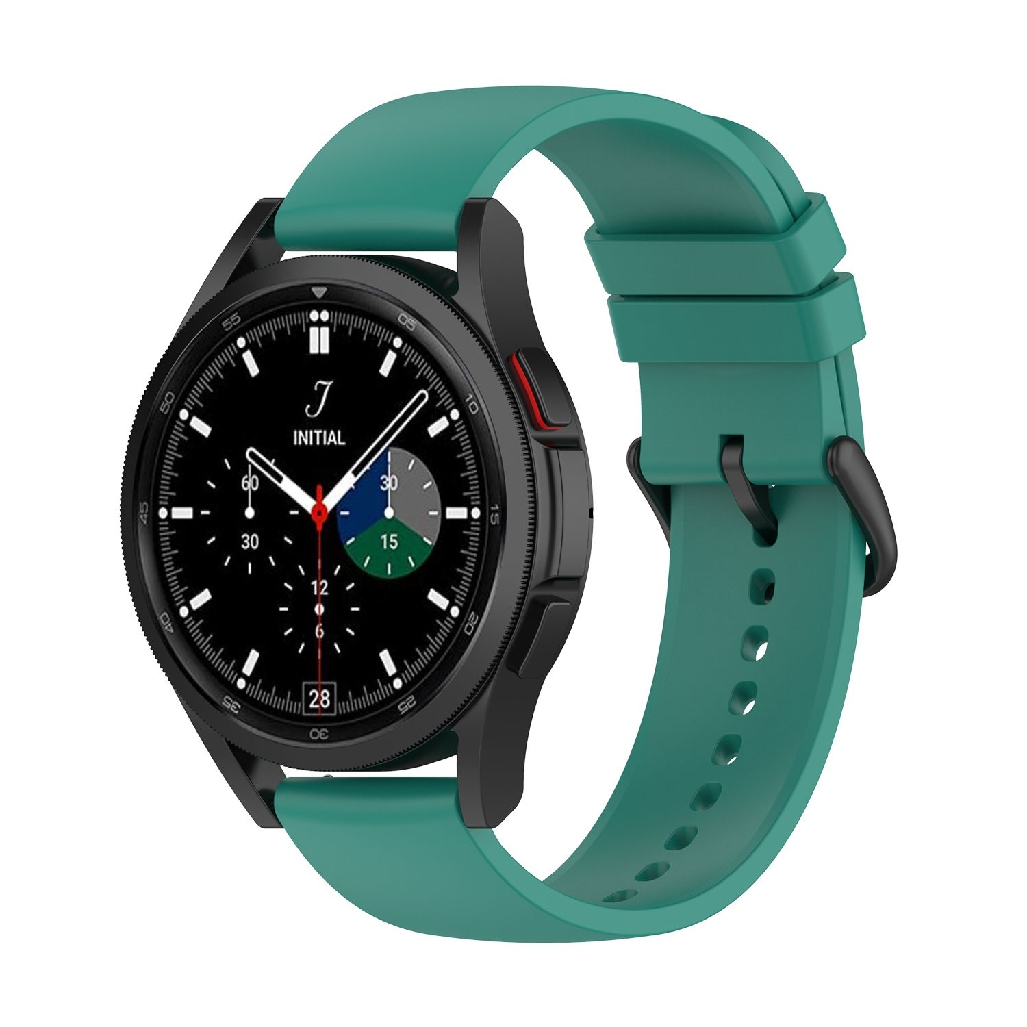 KÖNIG DESIGN Uhrenarmband Silikon, Ersatzarmband, Tannengrün Watch Samsung, 5