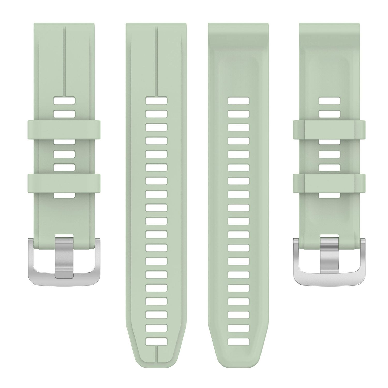 KÖNIG DESIGN Ersatzarmband, Hellgrün 955 mm, Silikon, 22 Garmin, Uhrenarmband Forerunner