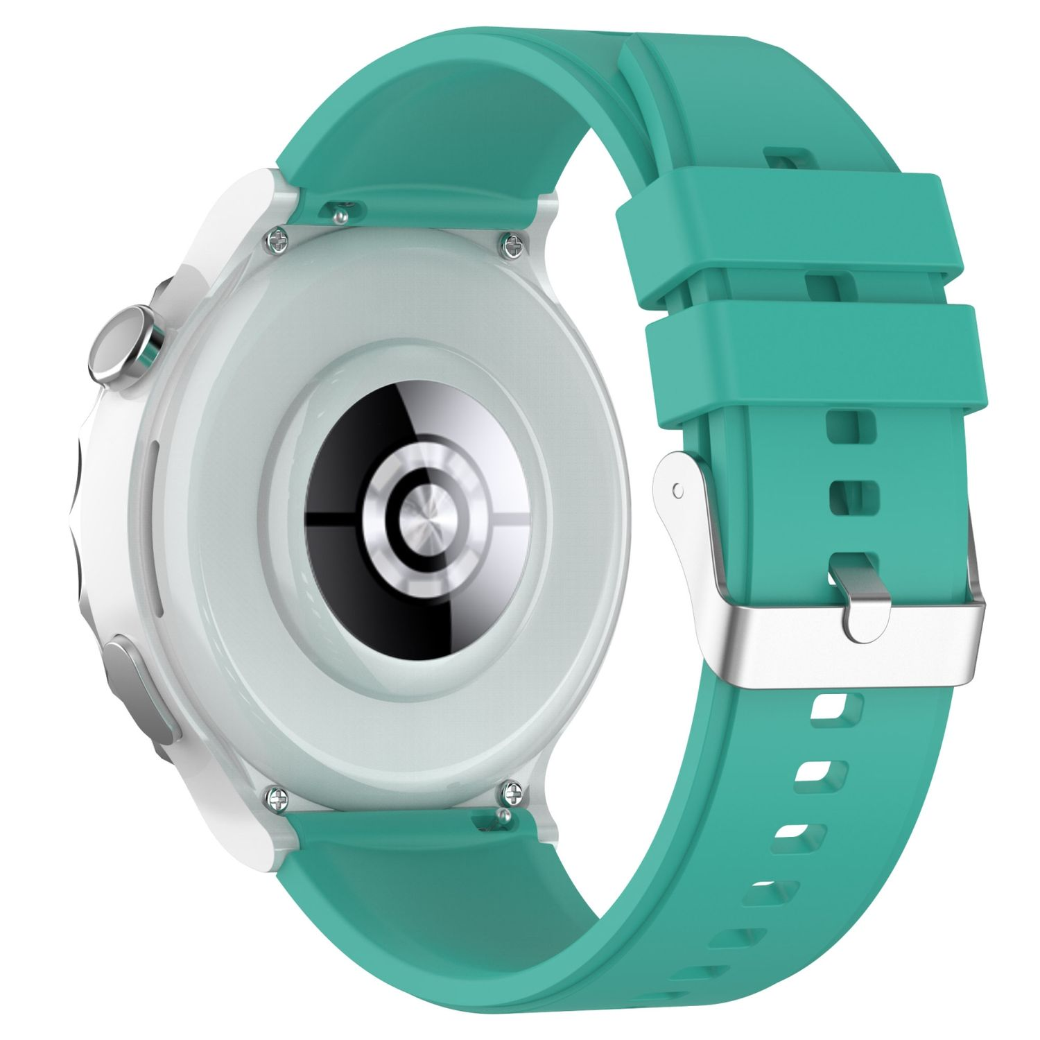 KÖNIG DESIGN Uhrenarmband Silikon, Ersatzarmband, 43mm, Huawei, Pro Watch 3 GT Grün