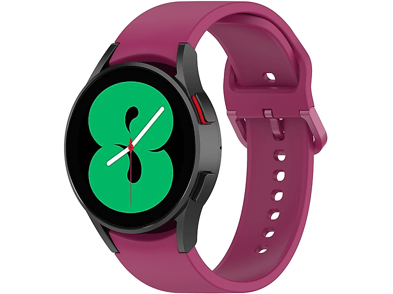 KÖNIG DESIGN Band Loop, Ersatzarmband, 5, Weinrot Samsung, Galaxy Watch