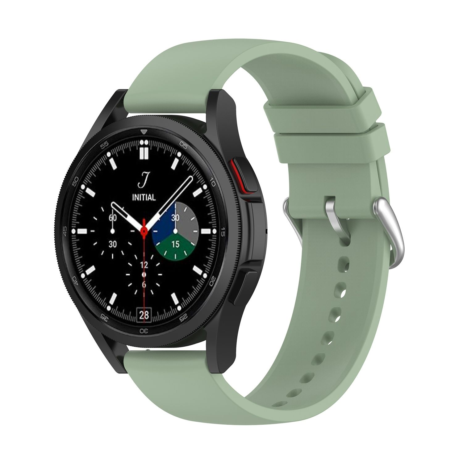 KÖNIG DESIGN Uhrenarmband Silikon, Ersatzarmband, Samsung, Grün Watch 5, Eissee