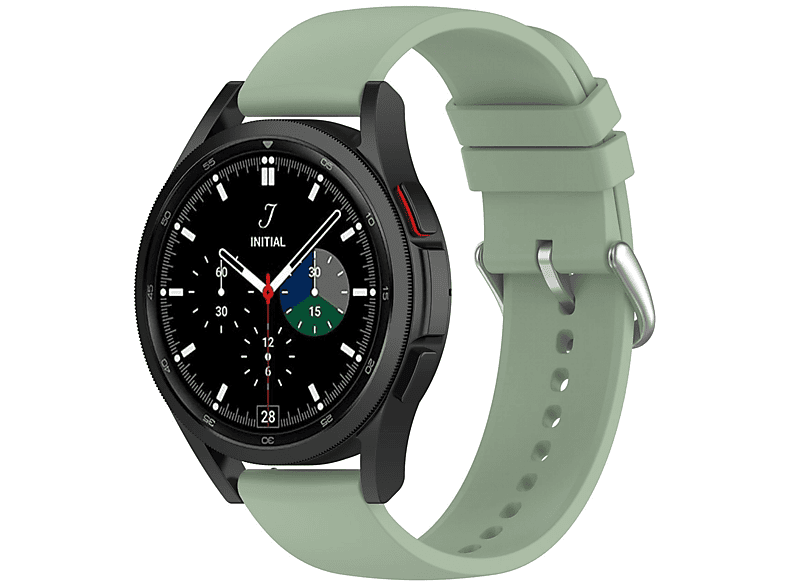 KÖNIG DESIGN Uhrenarmband Silikon, Ersatzarmband, Samsung, Watch 5, Eissee Grün