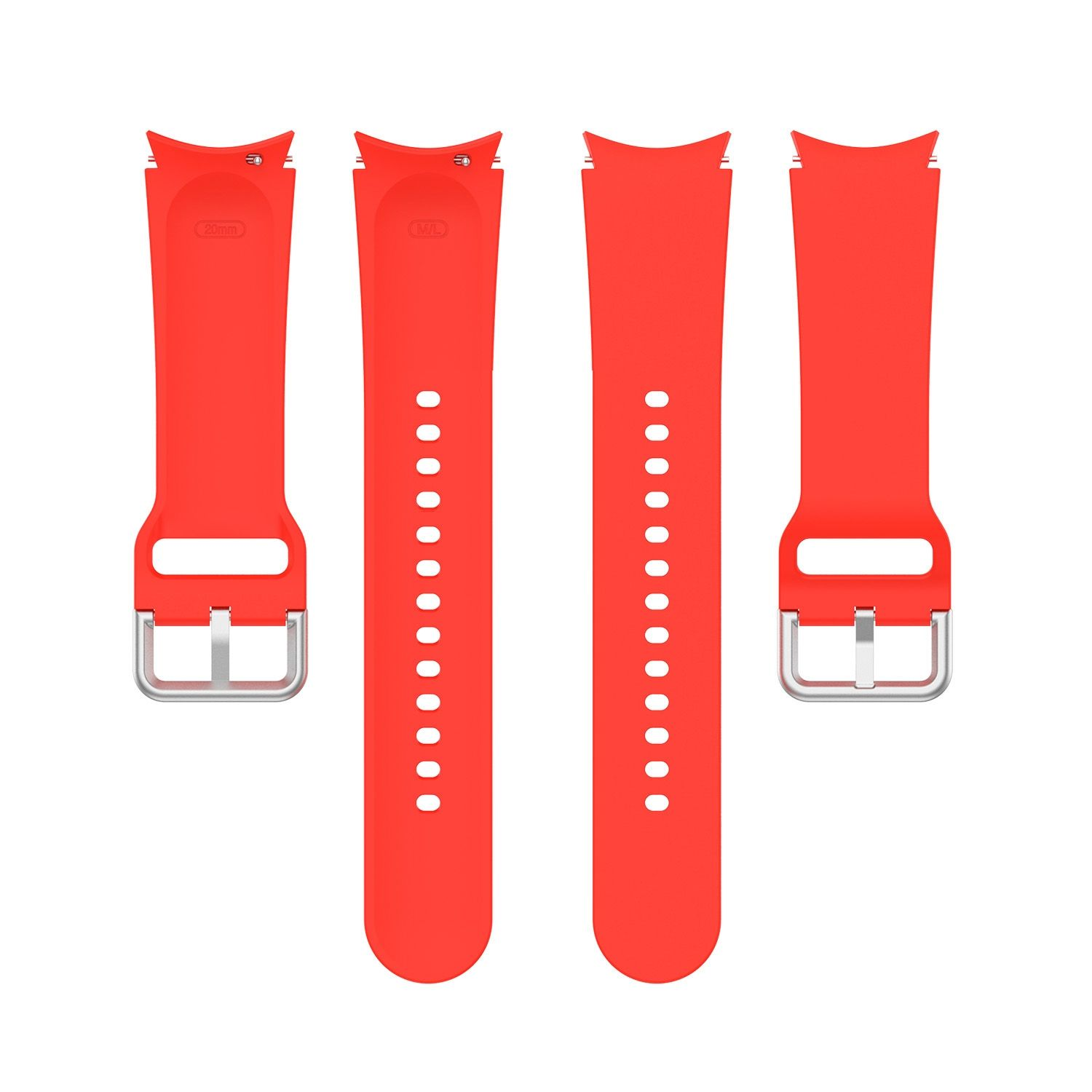 Galaxy Rot Silikon, 5 Watch DESIGN KÖNIG Ersatzarmband, Samsung, Pro, Uhrenarmband