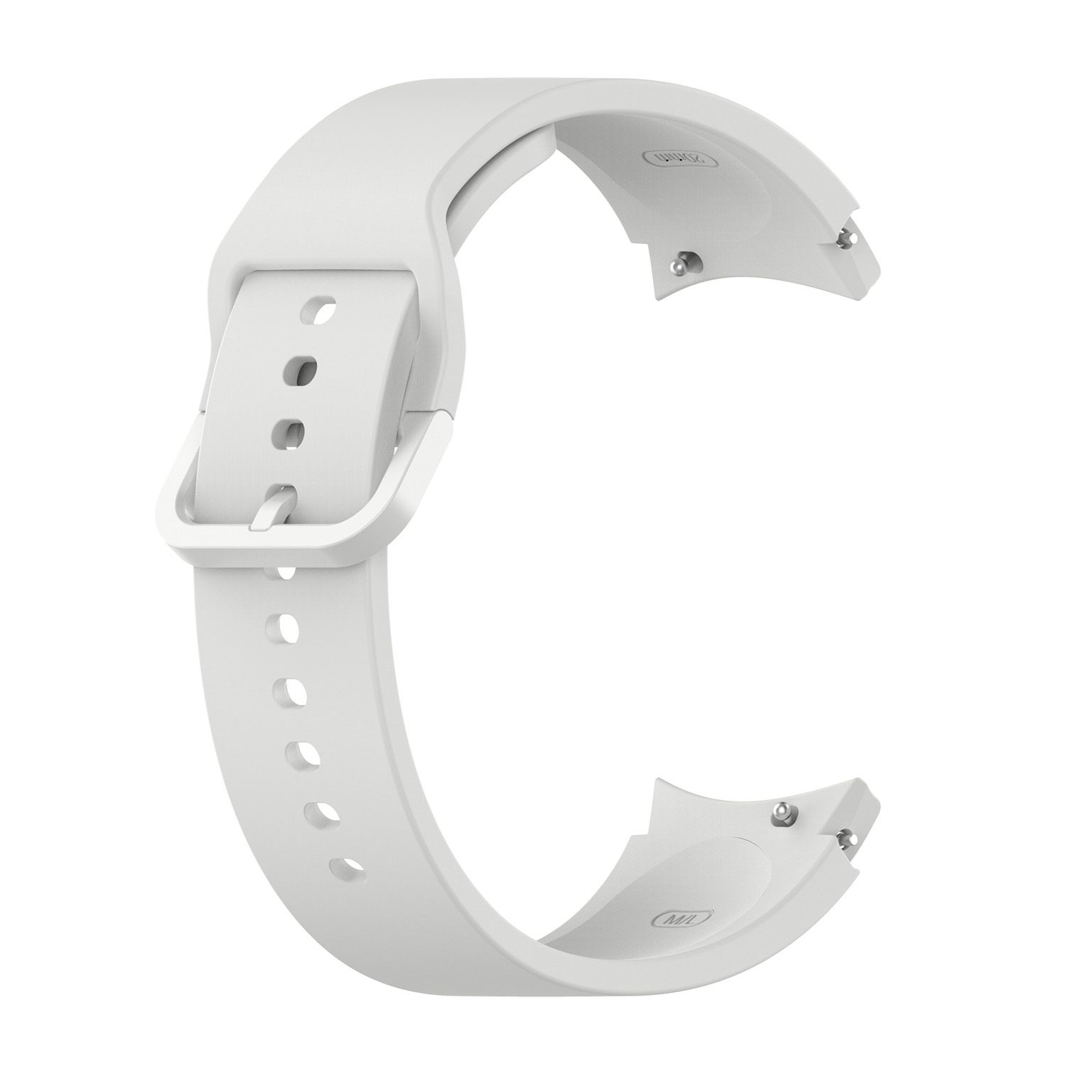 5, DESIGN KÖNIG Watch Galaxy Loop, Samsung, Band Ersatzarmband, Silber-Grau