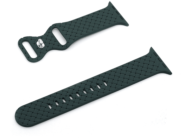 Silikon, Ersatzarmband, Uhrenarmband 38 mm, 41 mm, Modelle Dunkelgrün 40 Watch Apple, mm, KÖNIG DESIGN