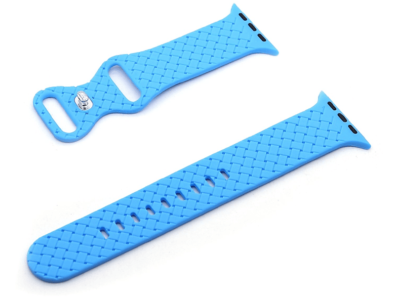 Uhrenarmband mm, Ersatzarmband, mm, Blau mm, Modelle 38 Watch KÖNIG Silikon, Apple, 40 DESIGN 41