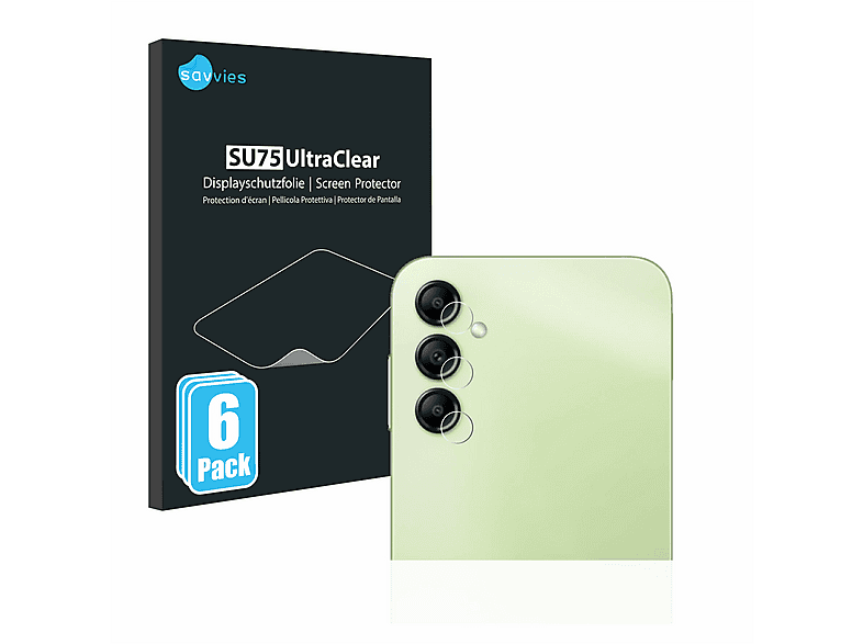 Savvies Displayschutzfolie Für Wahoo Elemnt GPS – 6 Stück Ultra-transparent, Made In Germany
