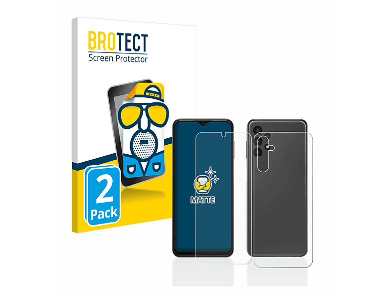 BROTECT 2x matte Schutzfolie(für Samsung Galaxy A14 4G)