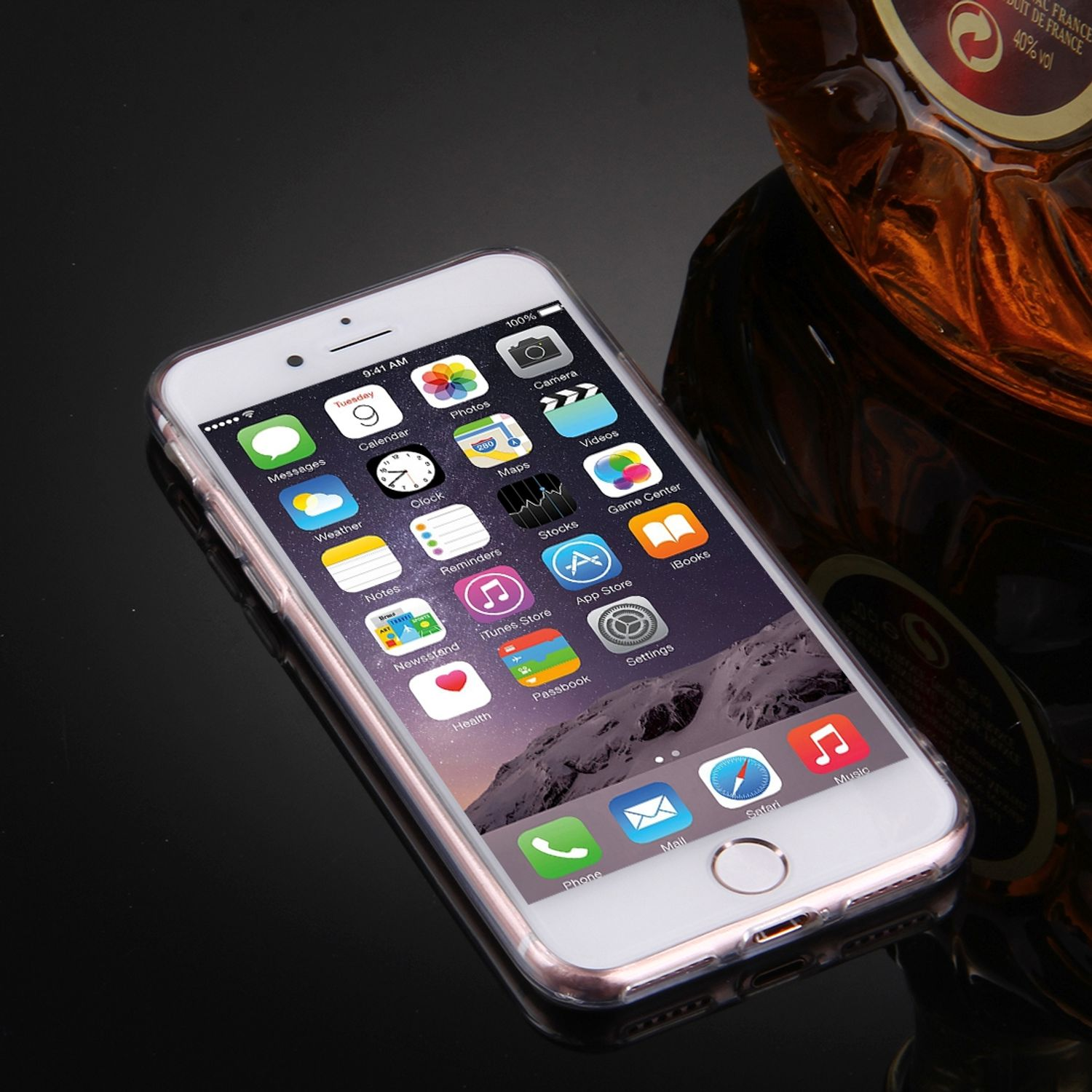 KÖNIG DESIGN Handyhülle, Backcover, Gold SE Apple, iPhone 2020