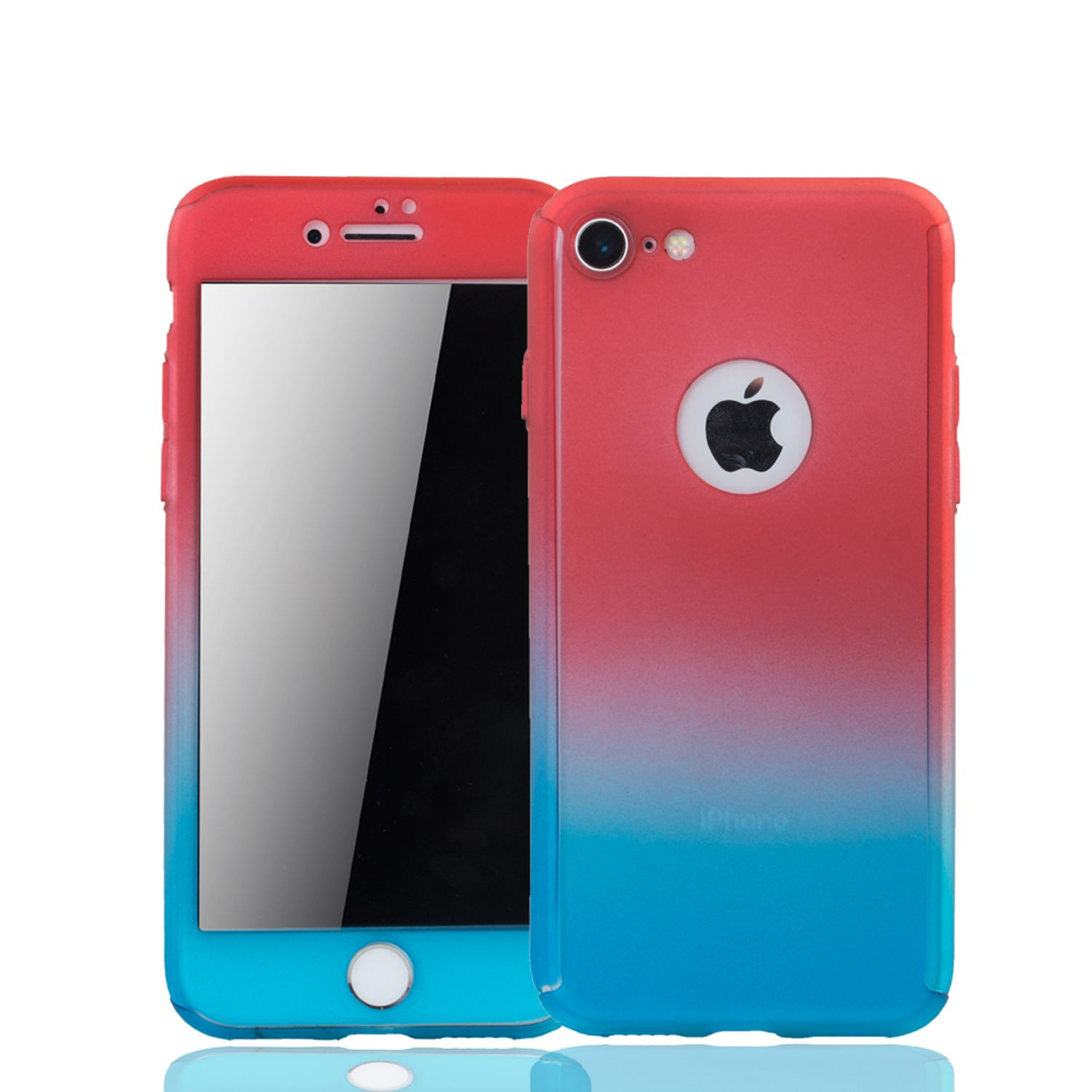 6s, KÖNIG Full Apple, Mehrfarbig Handyhülle iPhone Schutz, 360 Cover, / Grad DESIGN 6
