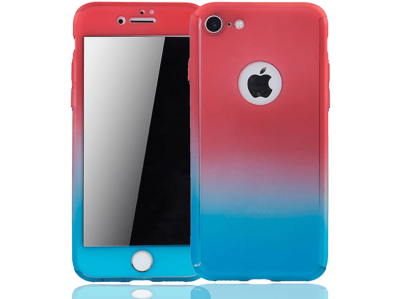 KÖNIG DESIGN Handyhülle 360 Grad Schutz, Full Cover, Apple, iPhone 6 / 6s, Mehrfarbig