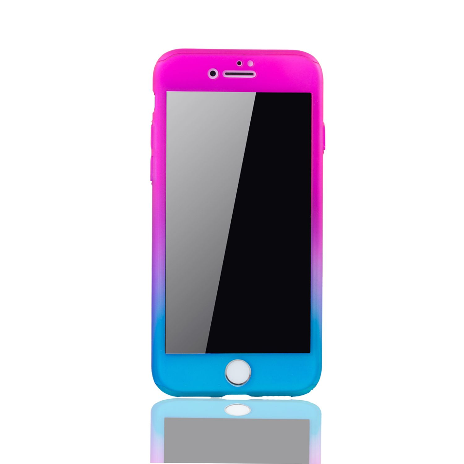 Mehrfarbig Apple, 8, KÖNIG Handyhülle, iPhone Backcover, DESIGN