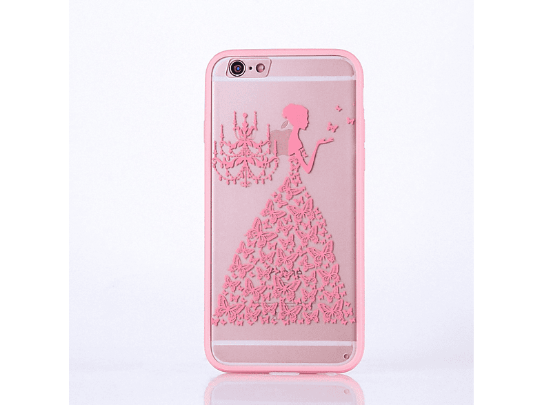 KÖNIG DESIGN Handyhülle, Backcover, Apple, iPhone 8 Plus, Rosa