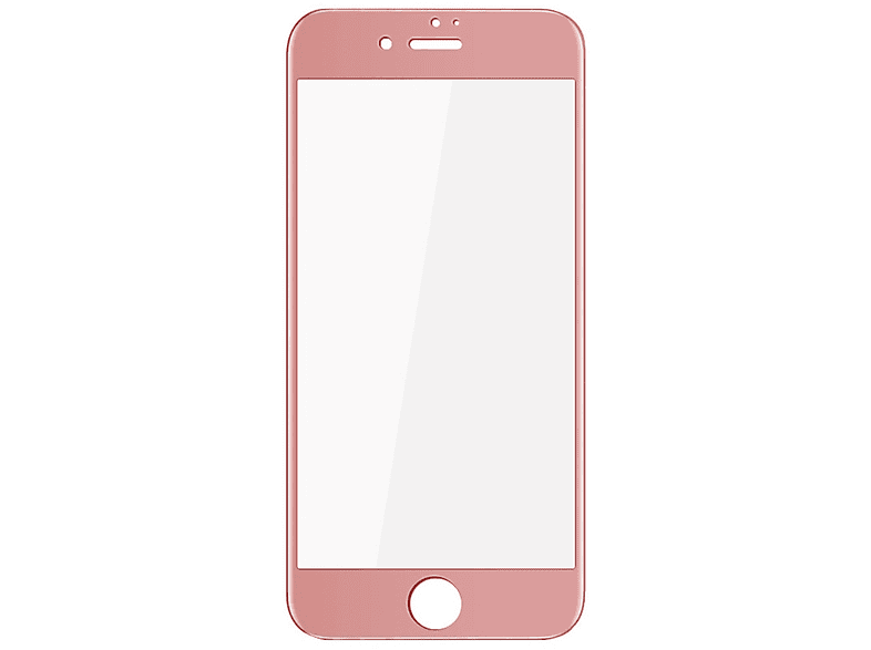 KÖNIG DESIGN Handyhülle, Backcover, Plus, iPhone 8 Rosa Apple