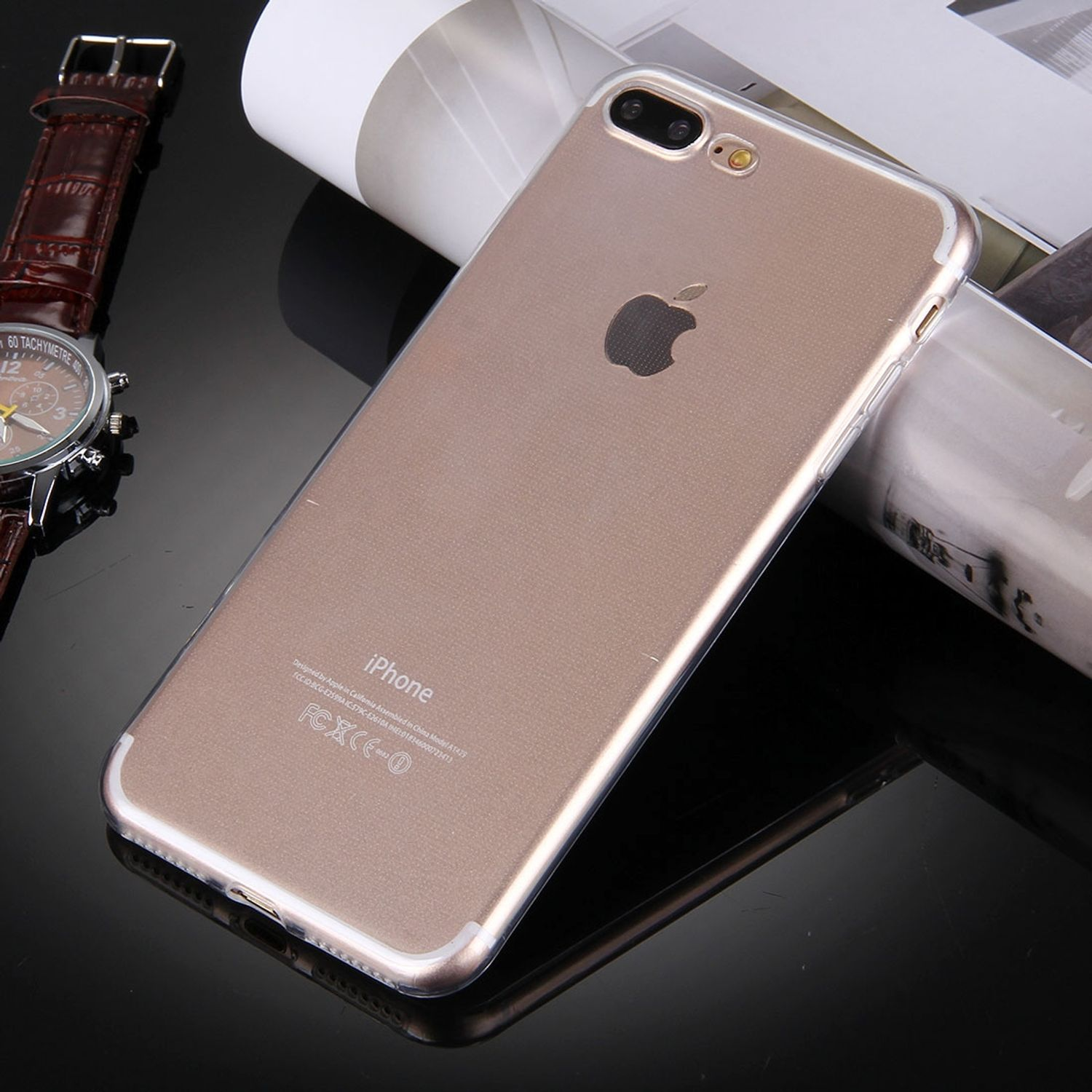 Handyhülle Plus, iPhone Apple, KÖNIG 7 Backcover, Bumper, Transparent Dünn DESIGN Ultra