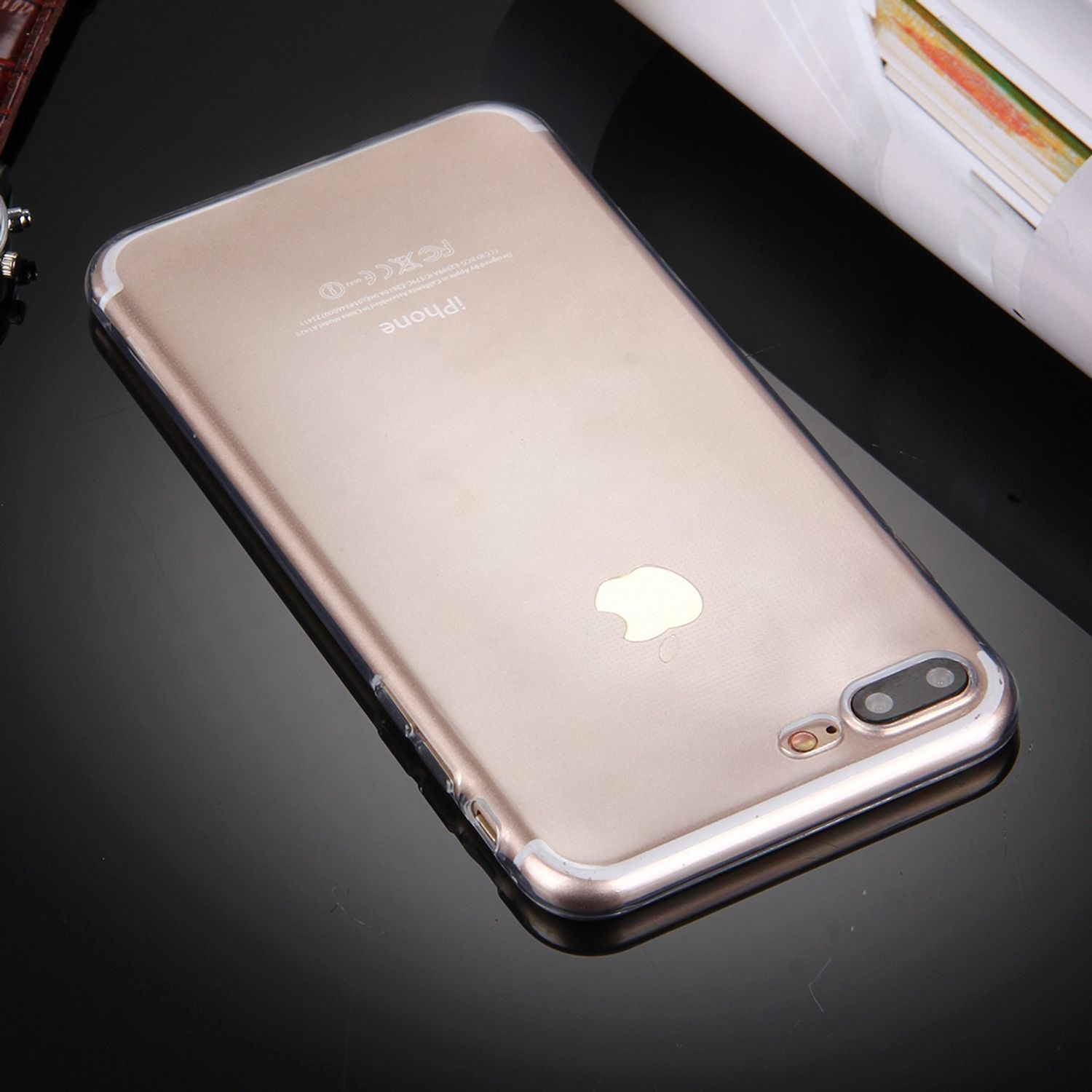 KÖNIG 7 Plus, Backcover, Dünn Transparent iPhone Handyhülle Bumper, Apple, Ultra DESIGN