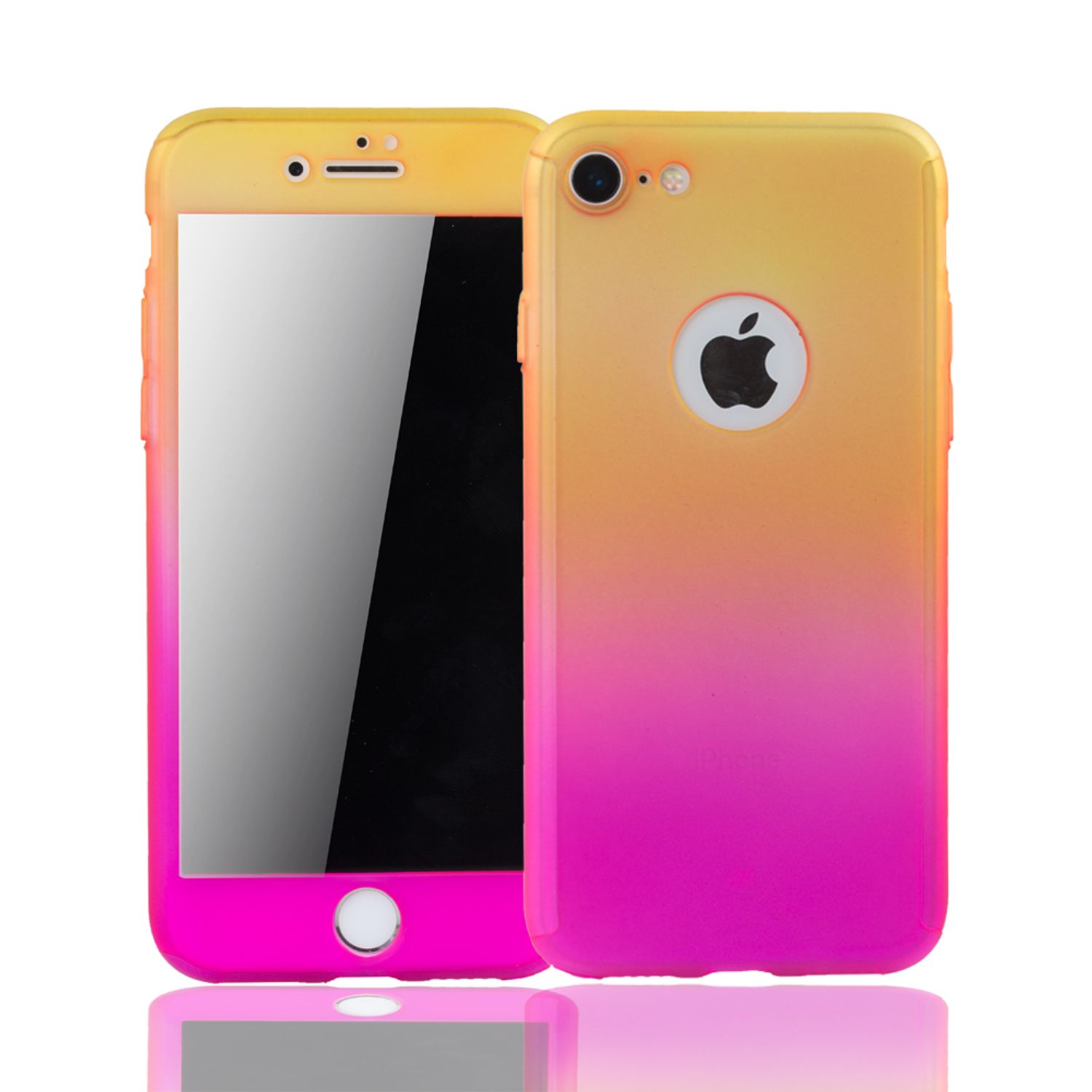 DESIGN Apple, Cover, iPhone Plus, KÖNIG / Handyhülle Mehrfarbig 6 Schutz, 6s 360 Full Grad