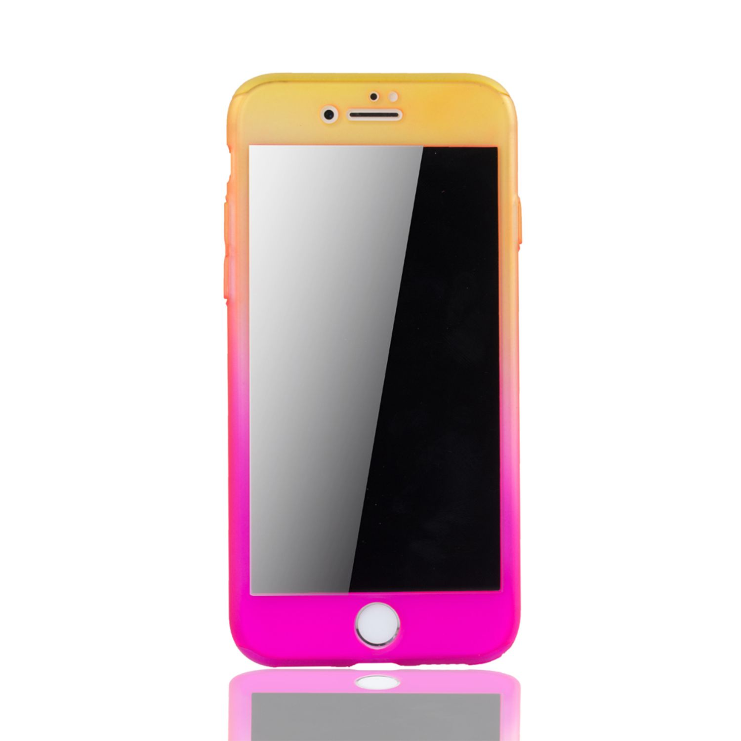DESIGN Apple, Cover, iPhone Plus, KÖNIG / Handyhülle Mehrfarbig 6 Schutz, 6s 360 Full Grad
