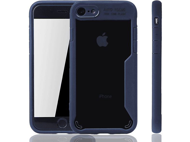 KÖNIG DESIGN Handyhülle, Backcover, Apple, iPhone SE 2020, Blau