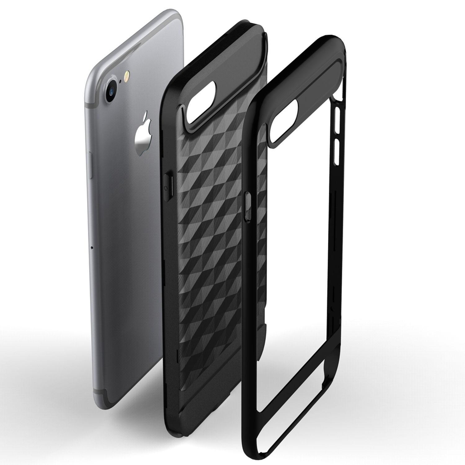 KÖNIG Grau iPhone Apple, Backcover, Handyhülle, DESIGN SE 2020,