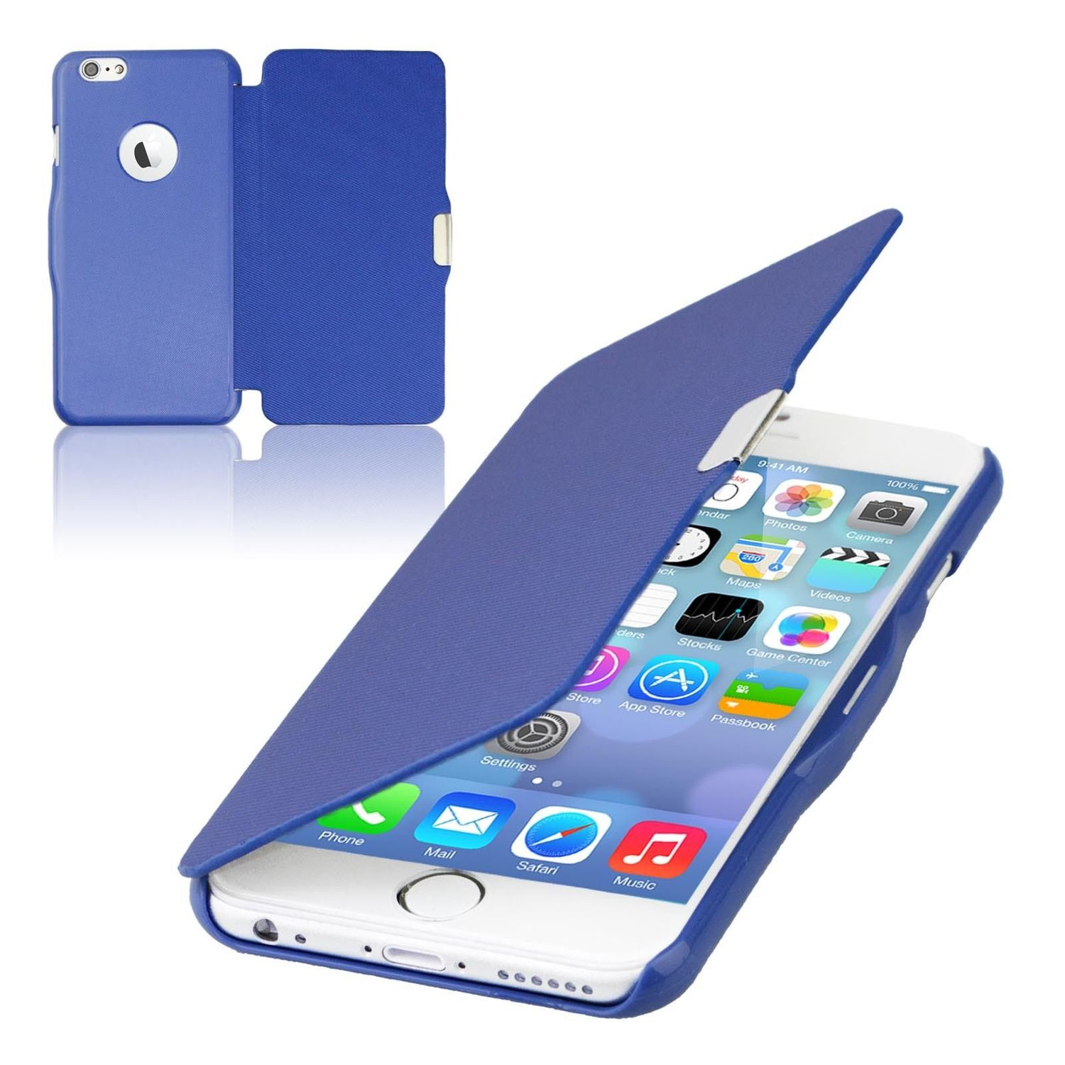 Apple, KÖNIG Handyhülle, Backcover, DESIGN Plus, Blau iPhone 8