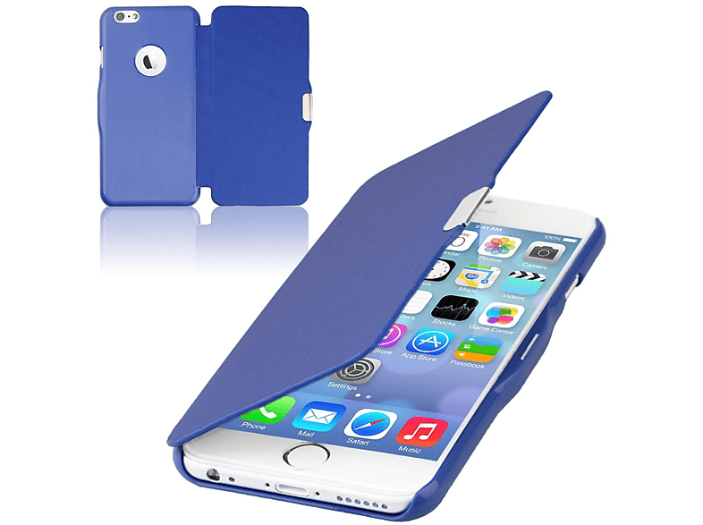 Blau Handyhülle, iPhone KÖNIG 8 Backcover, DESIGN Plus, Apple,