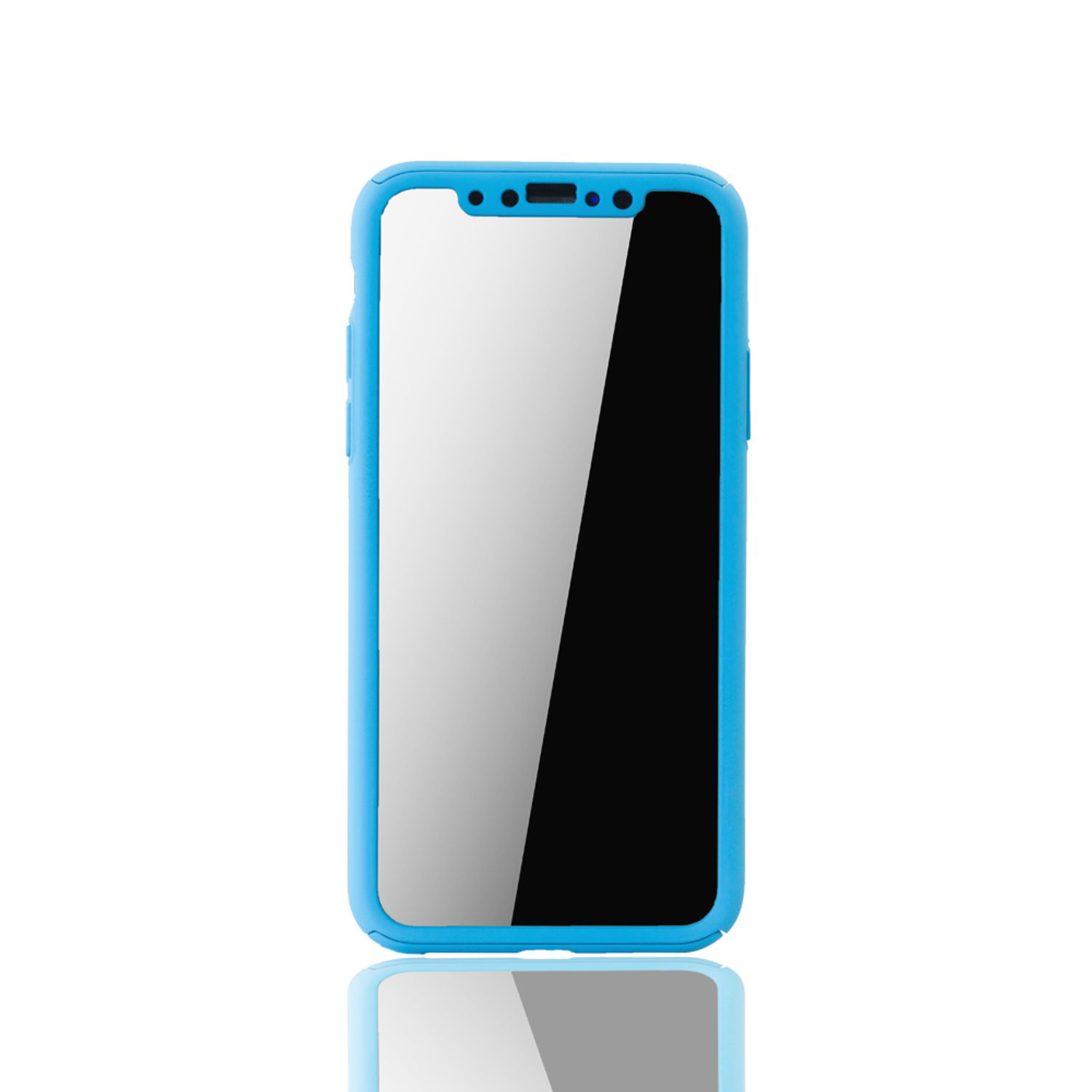KÖNIG Backcover, iPhone Blau XS, Handyhülle, Apple, DESIGN