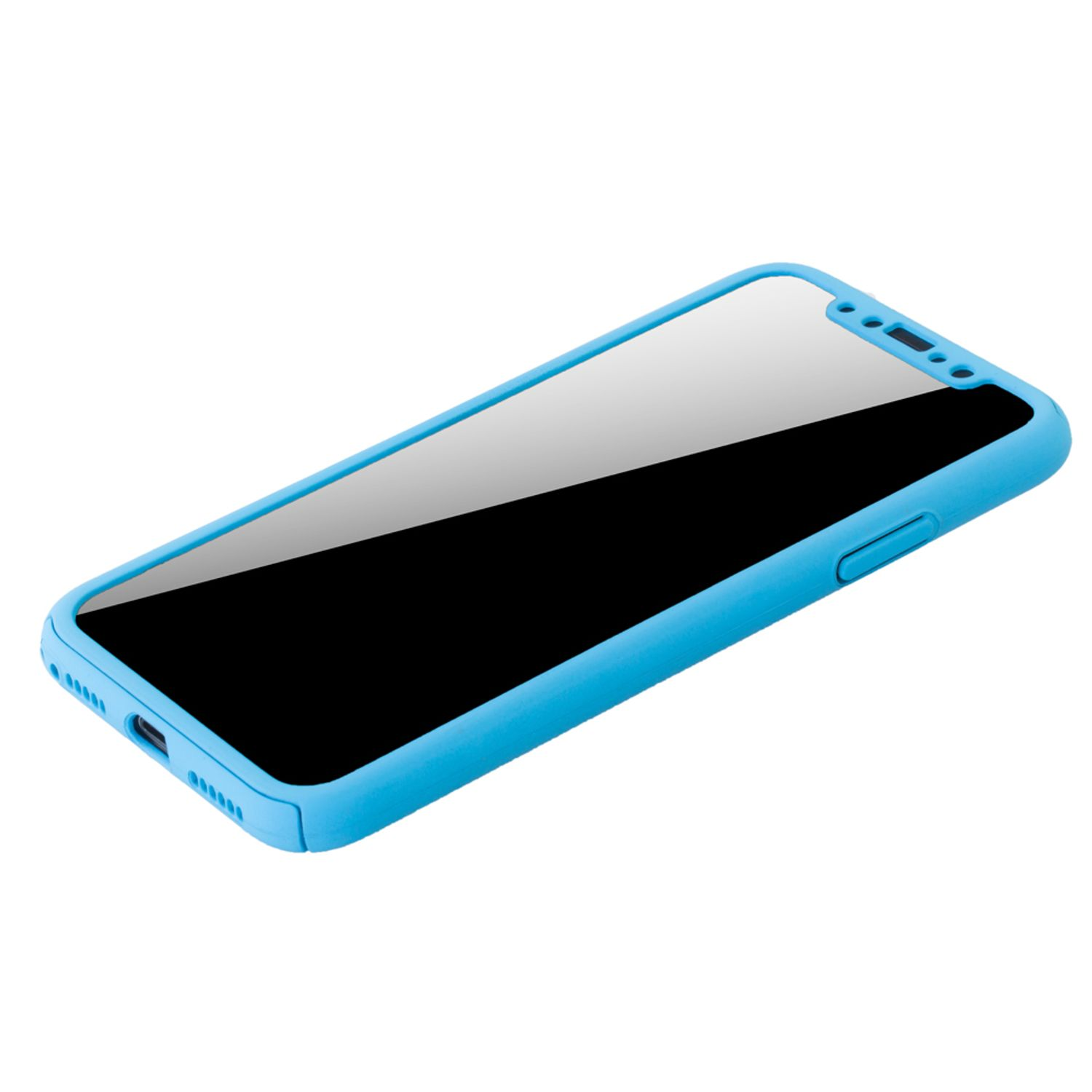 XS, Backcover, Handyhülle, Blau iPhone KÖNIG DESIGN Apple,