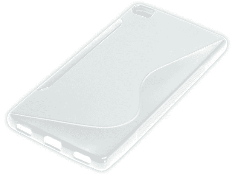 KÖNIG DESIGN Huawei, Handyhülle, P8, Transparent Backcover