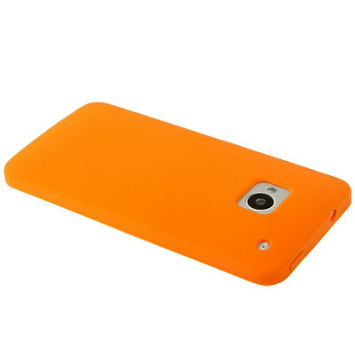 Backcover, Handyhülle, KÖNIG HTC, One, DESIGN Orange