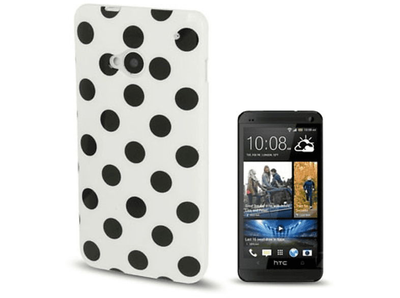 KÖNIG DESIGN Handyhülle, HTC, Weiß Backcover, One