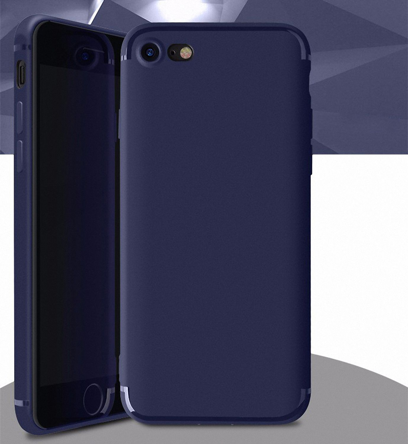 Backcover, Apple, KÖNIG Plus, Handyhülle, Transparent iPhone 8 DESIGN