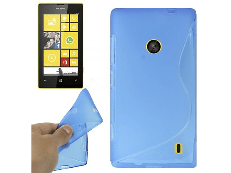 KÖNIG DESIGN Handyhülle, Backcover, Nokia, Lumia 520, Blau