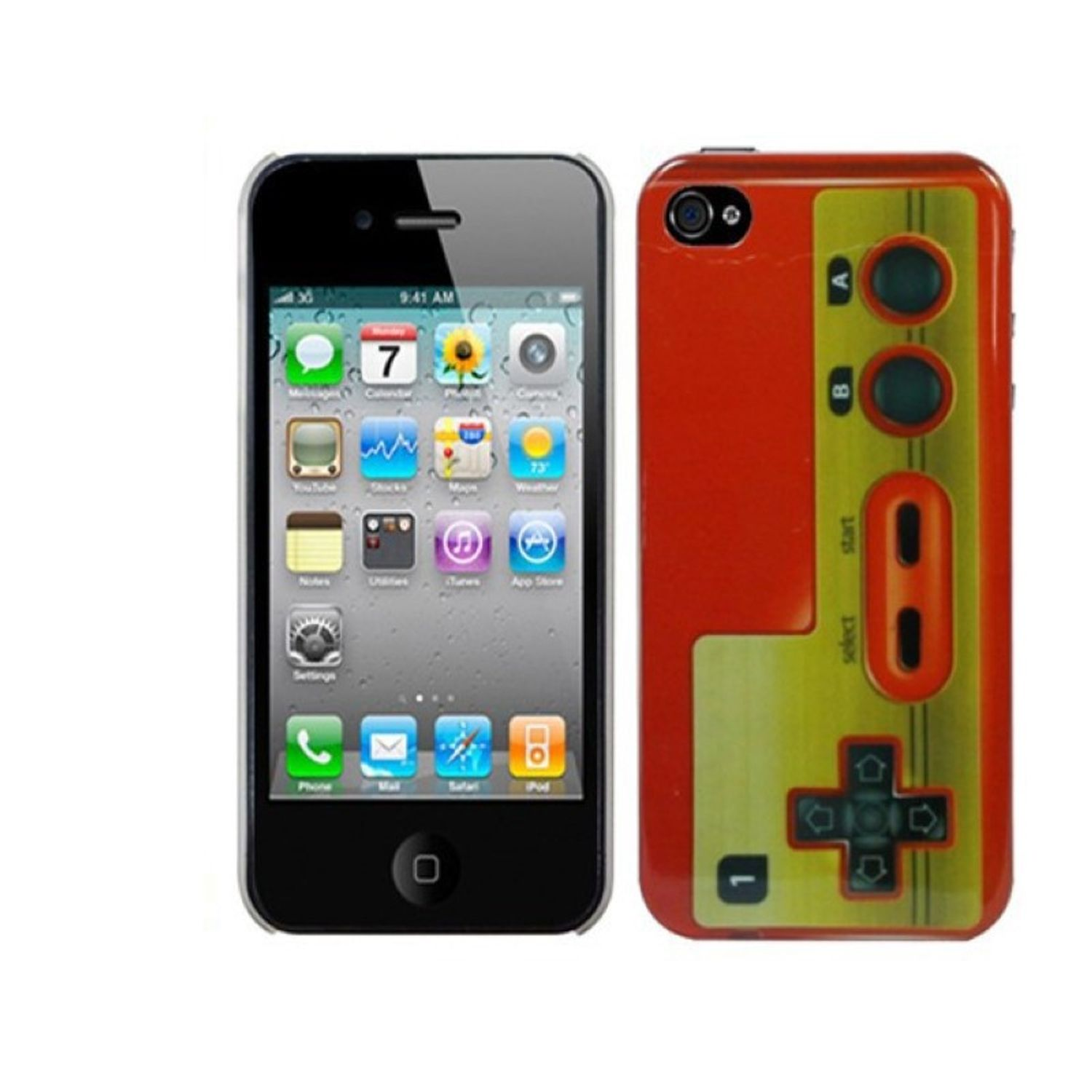 Apple, 4s, DESIGN Handyhülle, KÖNIG iPhone / 4 Backcover, Mehrfarbig
