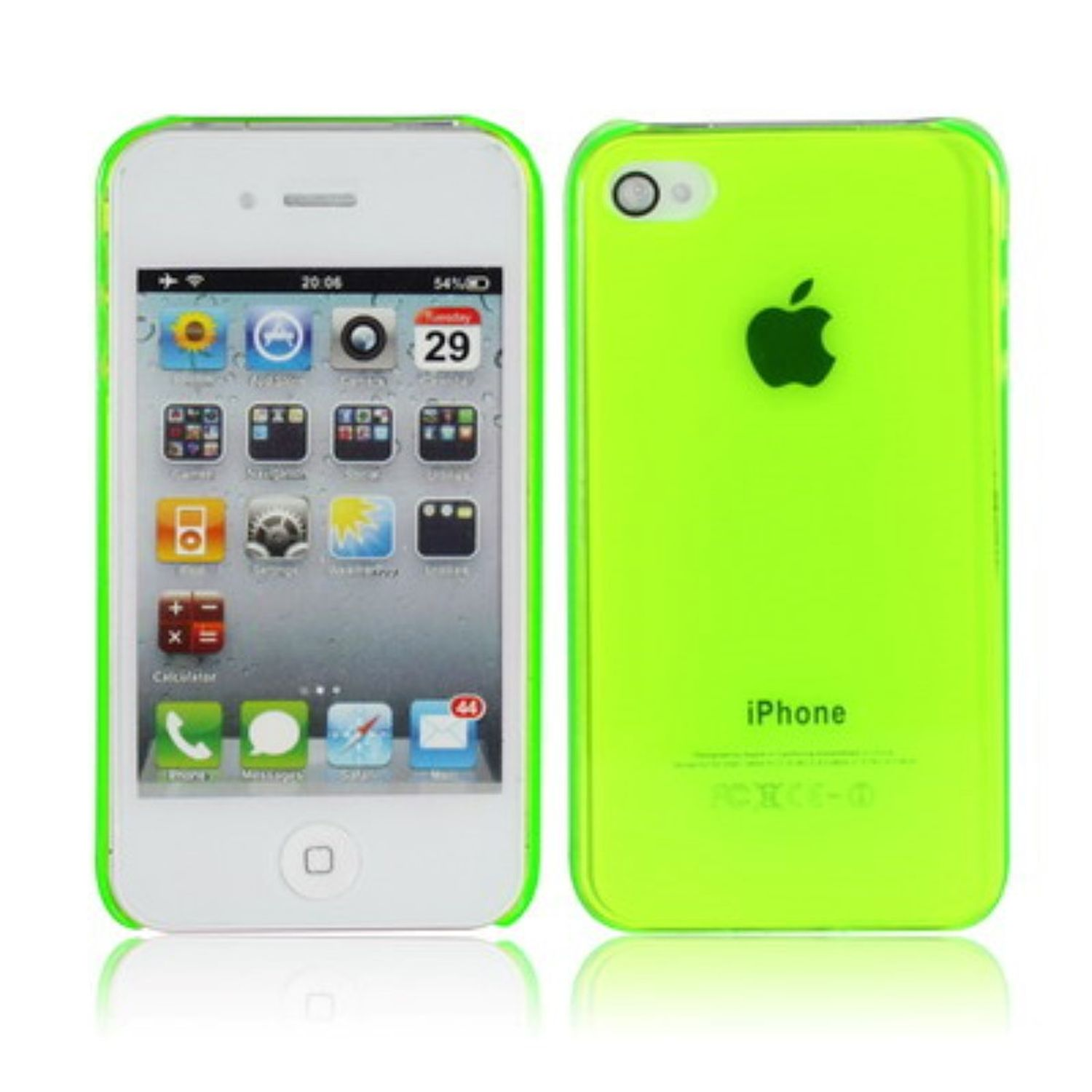 iPhone DESIGN Apple, 4s, Grün KÖNIG / 4 Handyhülle, Backcover,
