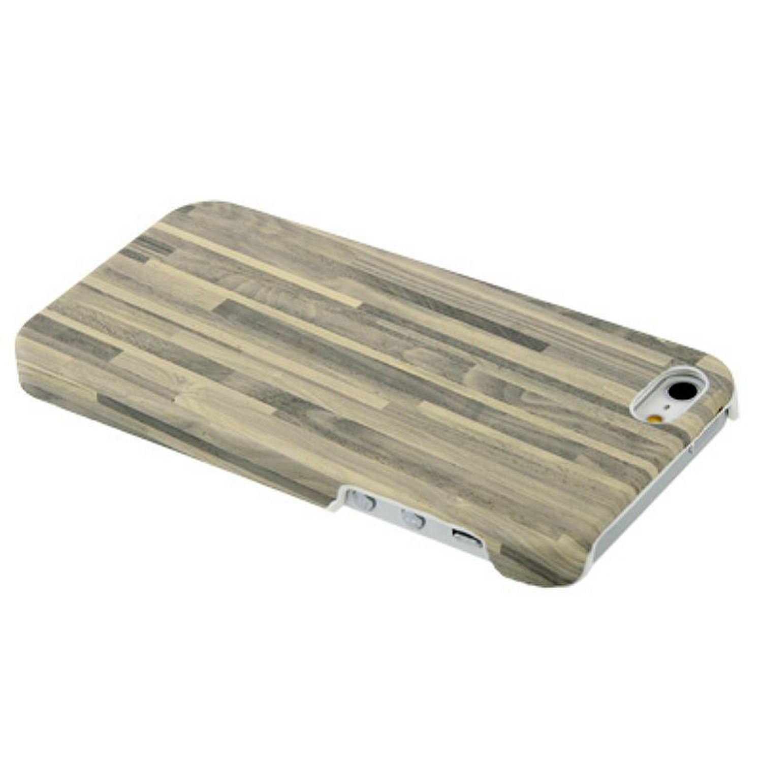 Handyhülle mit Holzdesign.