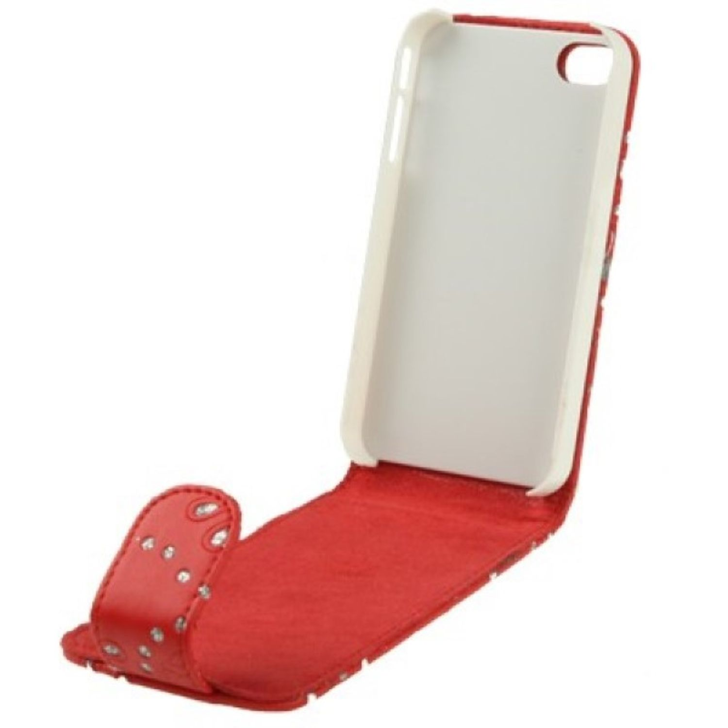 KÖNIG / Handyhülle, Apple, Backcover, 4s, DESIGN iPhone 4 Rot