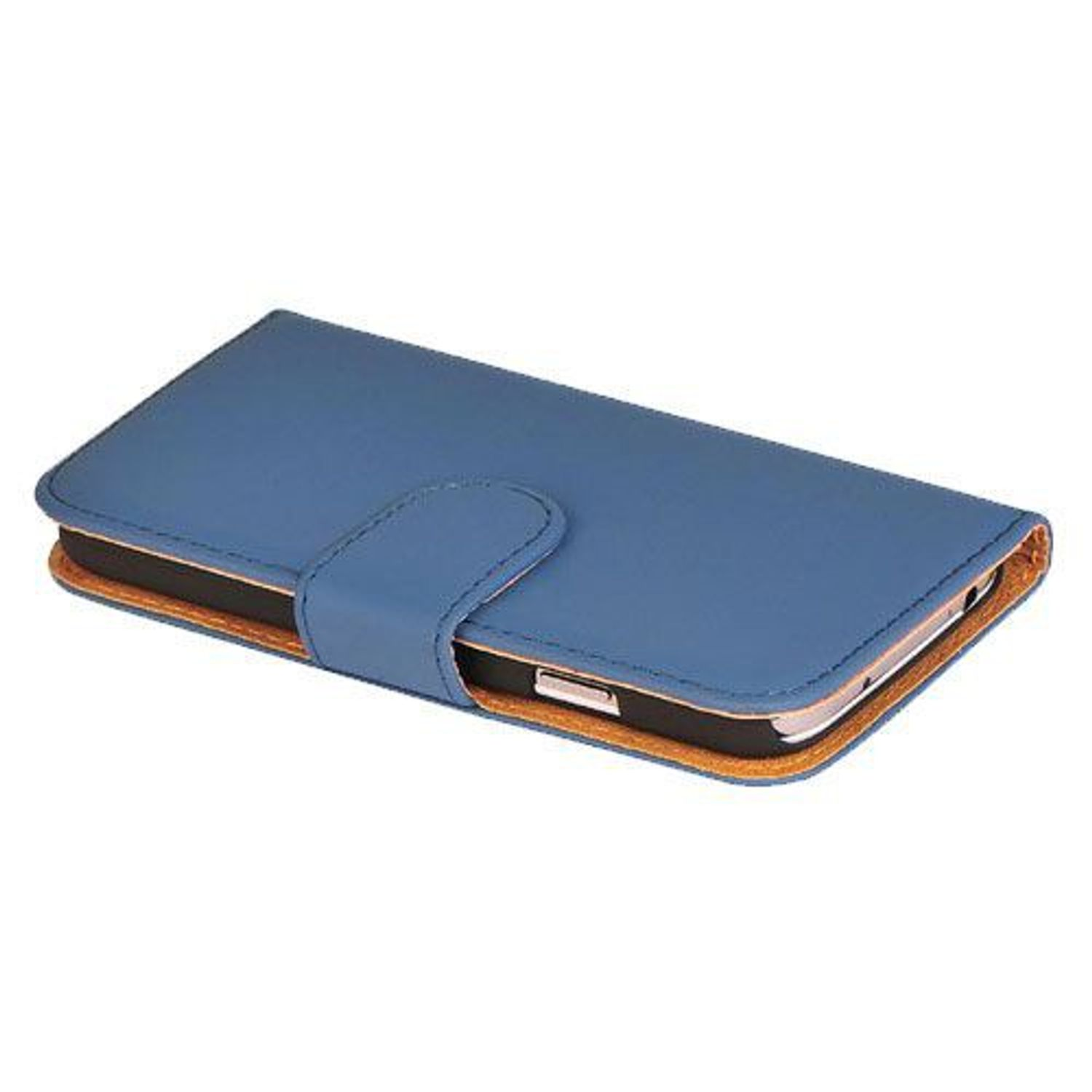 KÖNIG DESIGN Handyhülle, Apple, 6 6s Blau Plus Backcover, / Plus, IPhone