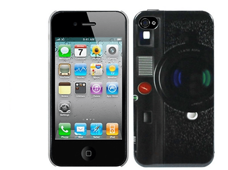 4 iPhone Backcover, Apple, / Mehrfarbig DESIGN 4s, Handyhülle, KÖNIG