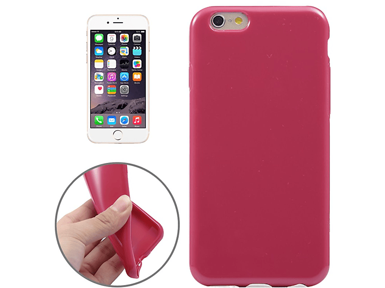 / iPhone DESIGN KÖNIG Rosa 6s, Apple, Backcover, Handyhülle, 6