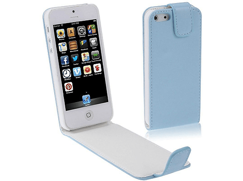 Blau 5s DESIGN 5 / iPhone Apple, SE, / Handyhülle, Backcover, KÖNIG