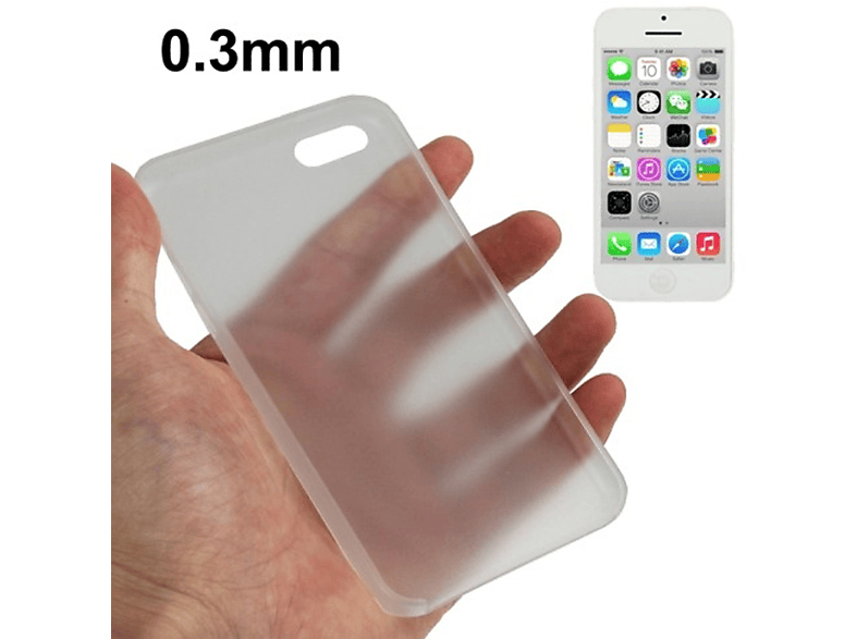 Apple, Transparent Handyhülle, 5c, Backcover, DESIGN iPhone KÖNIG