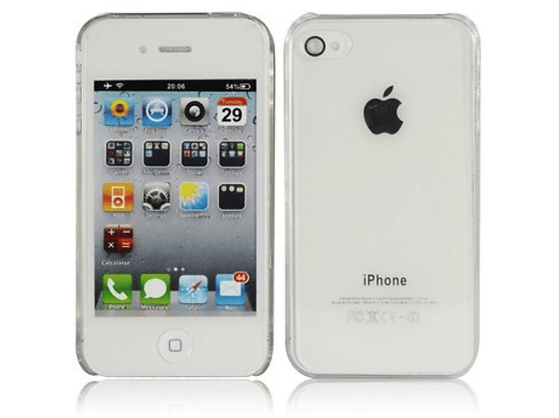 Handyhülle, DESIGN 4 Backcover, 4s, iPhone / KÖNIG Transparent Apple,