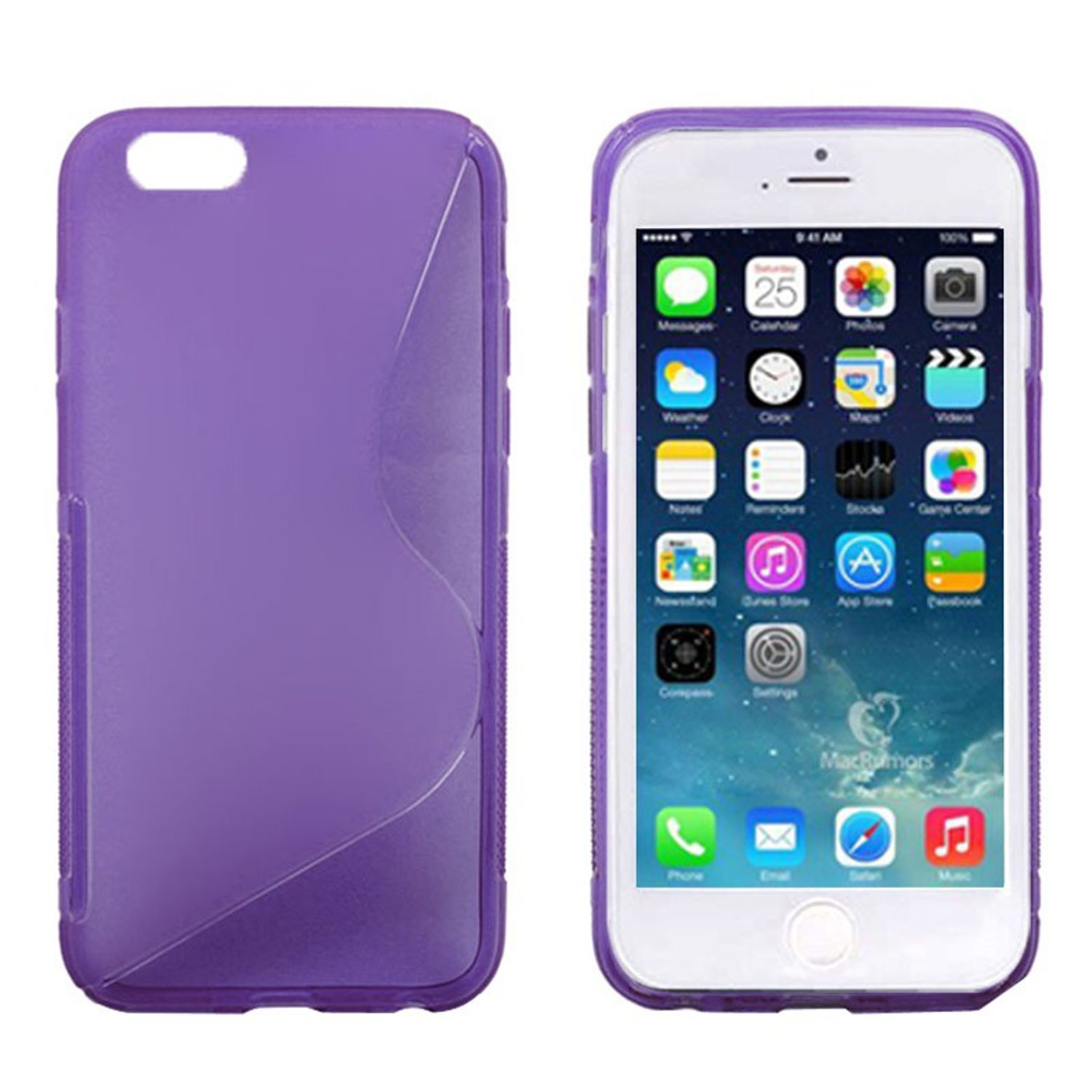 KÖNIG DESIGN Handyhülle, Apple, / Violett 6s, iPhone 6 Backcover