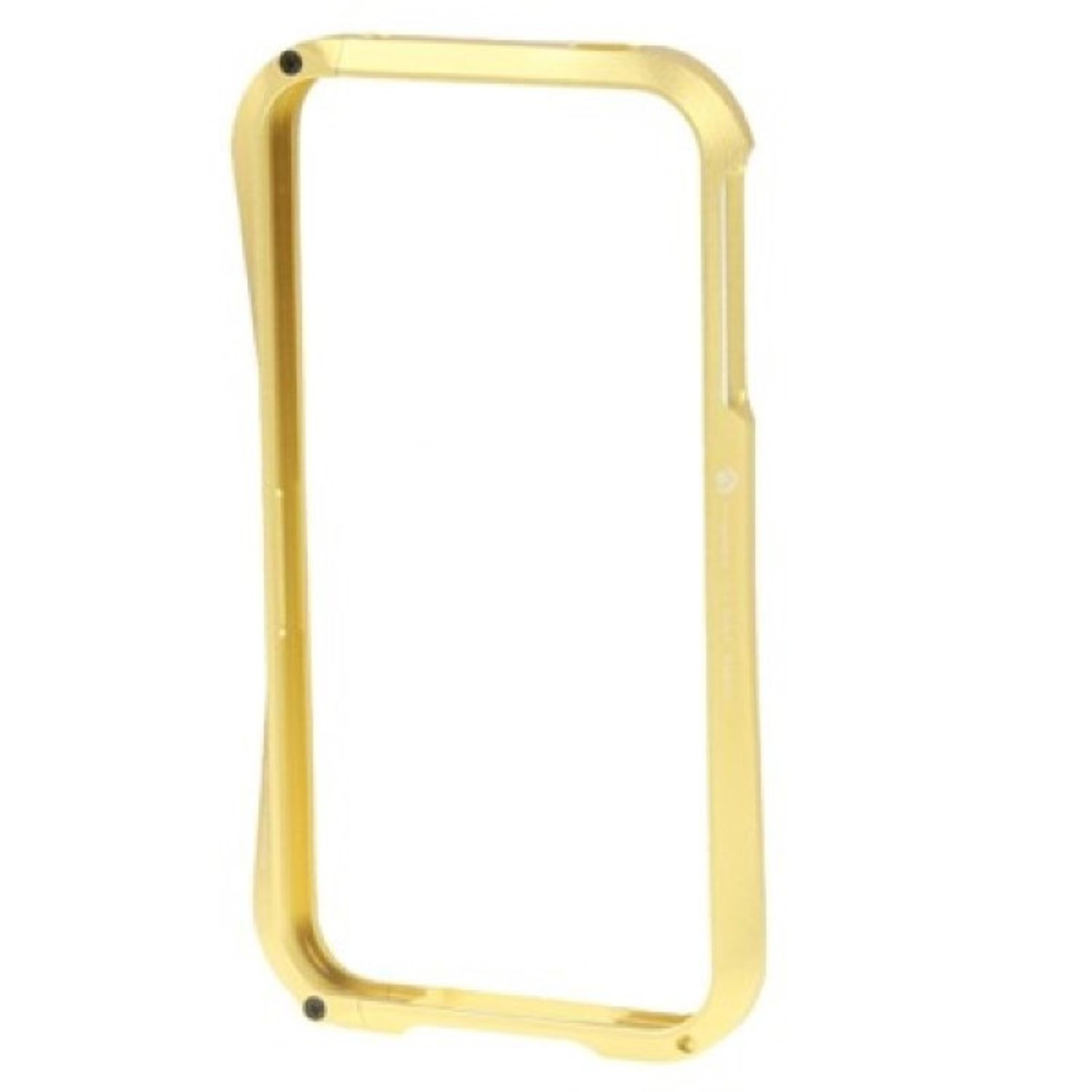 Goldfarbener Telefonrahmen.