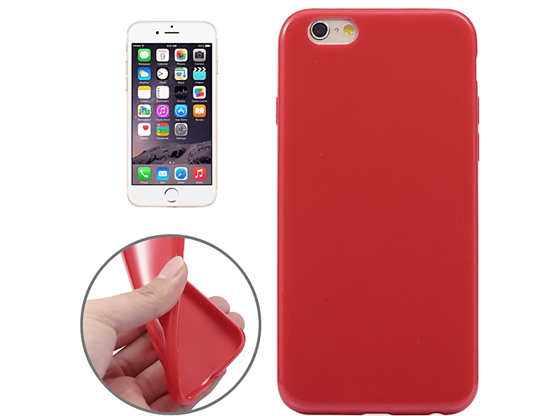 KÖNIG DESIGN Rot 6 6s, / iPhone Apple, Backcover, Handyhülle